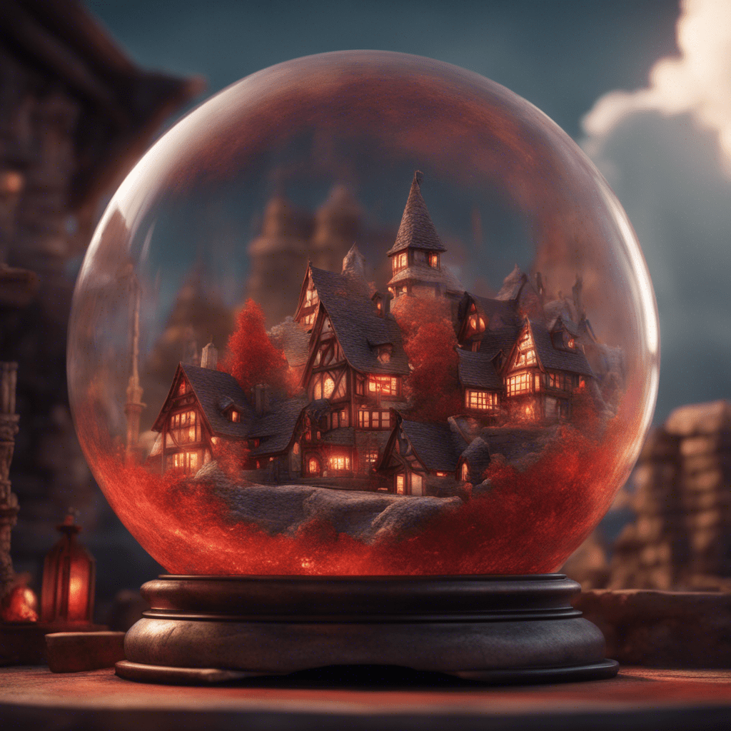 Prompt: fantasy medieval village world inside a glass sphere , high detail, fantasy, realistic, light effect, hyper detail, volumetric lighting, cinematic, macro, depth of field, blur, red light and clouds from the back, highly detailed epic cinematic concept art cg render made in maya, blender and photoshop, octane render, excellent composition, dynamic dramatic cinematic lighting, aesthetic, very inspirational, world inside a glass sphere by james gurney by artgerm with james jean, joe fenton and tristan eaton by ross tran, , fine details, 4k resolution,
Parameters: Steps: 30, Sampler: Euler a, CFG scale: 7.0, Seed: 43678543269642560