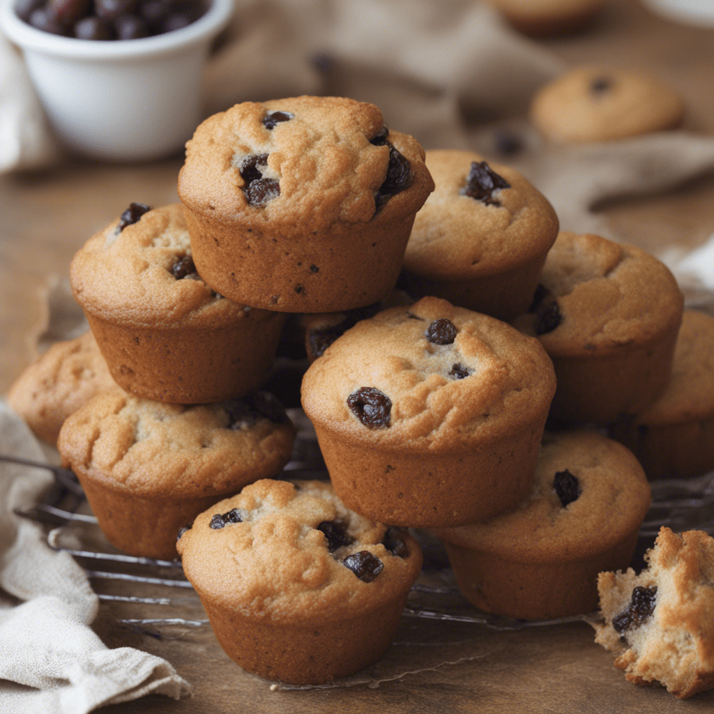 Raisin Muffins (Gluten Free, Sugar Free Recipe)