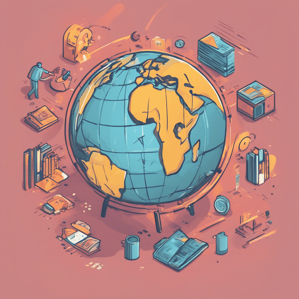 “Create a bright and inspiring illustration for a Telegram channel about earning money. The image should depict a globe symbolizing global opportunities, surrounded by various signs of money and financial success. Include elements such as growth charts, coins and bills. At the top, add the text “Income Without Borders” in a stylish font. The color palette is bright, motivating colors such as green, blue and gold. The picture should evoke a sense of confidence and the desire for financial freedom