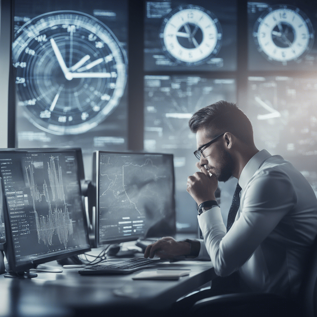 modern financial analyst's office, multiple monitors displaying stock charts, sophisticated computer systems, analysts in business casual attire intensely focused, a wall with a world clock showing different time zones, an atmosphere of high stakes and precision

Negatives: worst quality, bad quality, poor quality, ugly, ugly face, blur, watermark, signature, logo 
Steps: 32 
Sampler: 
DPM++ 2M Karras
Seed: 2407252201
Model: 
ProtoVision_XL_0.6.3_SDXL
DPM++ 2M Karras